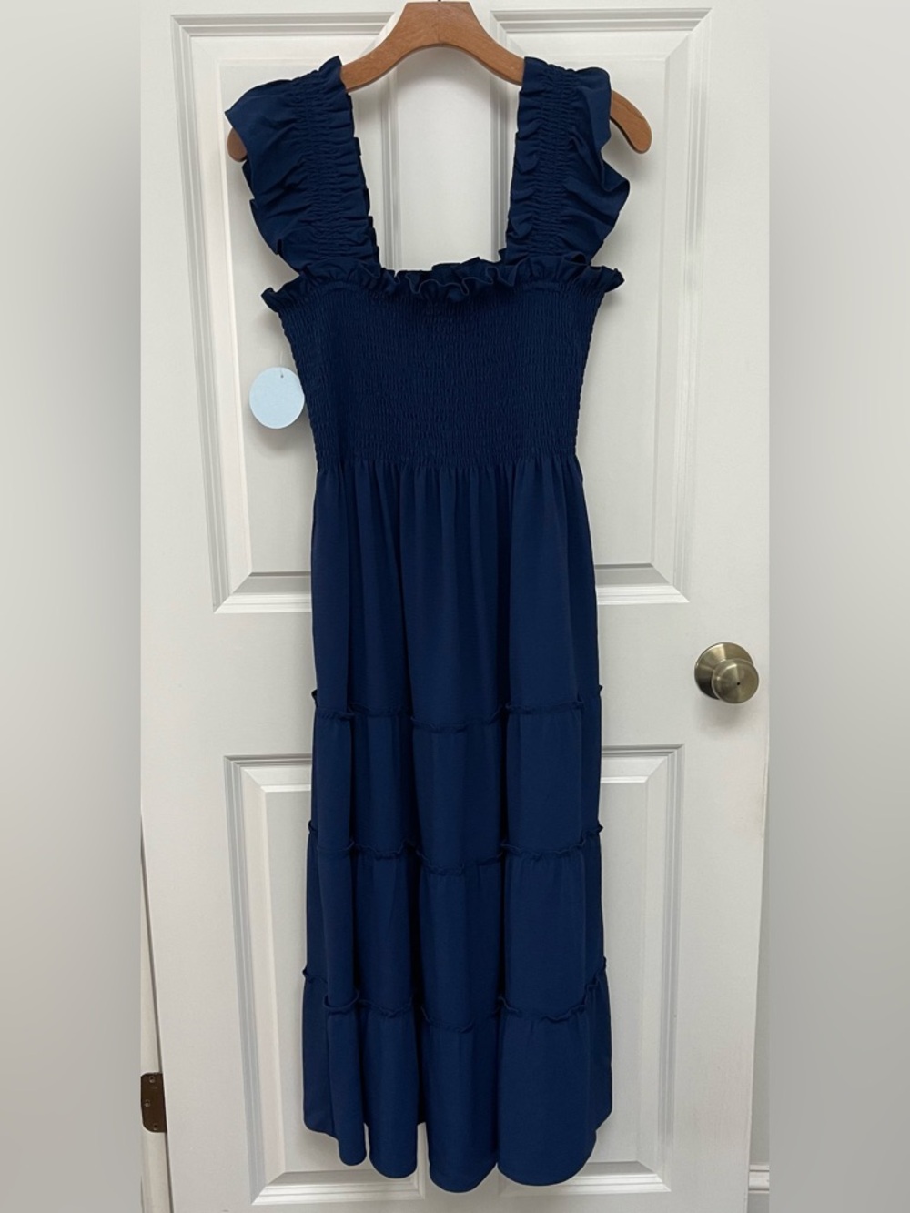 Hill House Ellie Nap Dress in Wrinkle Resistant Navy - Picture 3 of 5